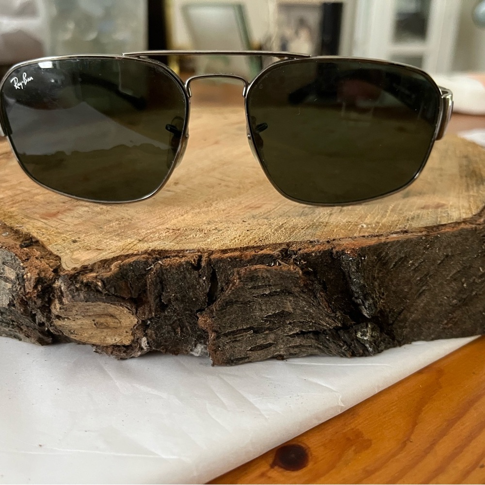 Ray-Ban Black and Silver Sunglasses